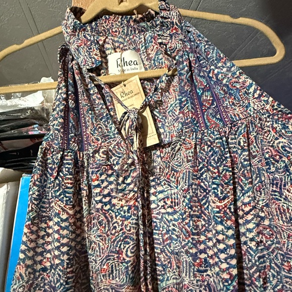 Floral Halter Maxi Dress by Rhea - Picture 5 of 5